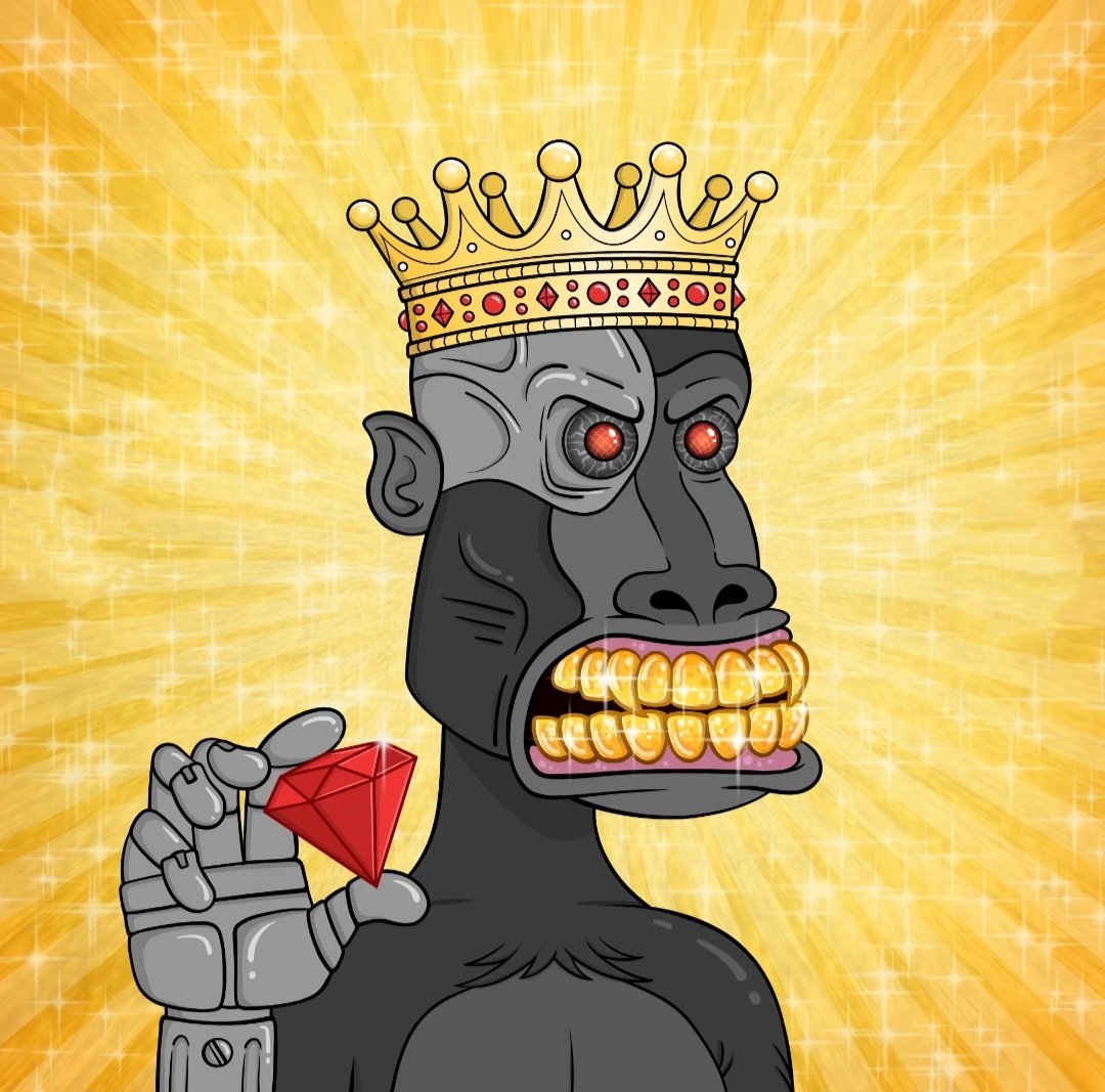 👑 of the <a href="/HangryBarboons/">HANGRY BARBOONS</a> 

Serial #2 / 4444 

#HBARNFTs 

HANGRY is FOREVER 💎