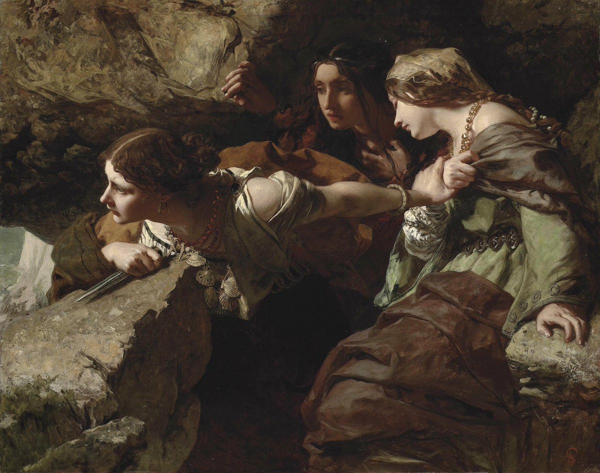 OtepiK_'s tweet photo. Courage, Anxiety and Despair - Watching the Battle
James Sant
c1850s https://t.co/HLBQvhE8Cm