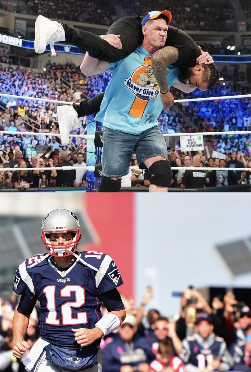 REPORT: John Cena wants to star in a comedy cop movie with #Patriots legend Tom Brady. (Via NBC)