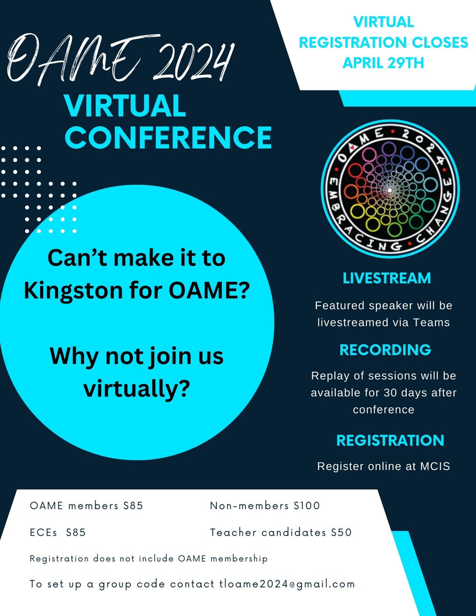 Missed out on in-person registration or can't make it to Kingston... why not go virtual?