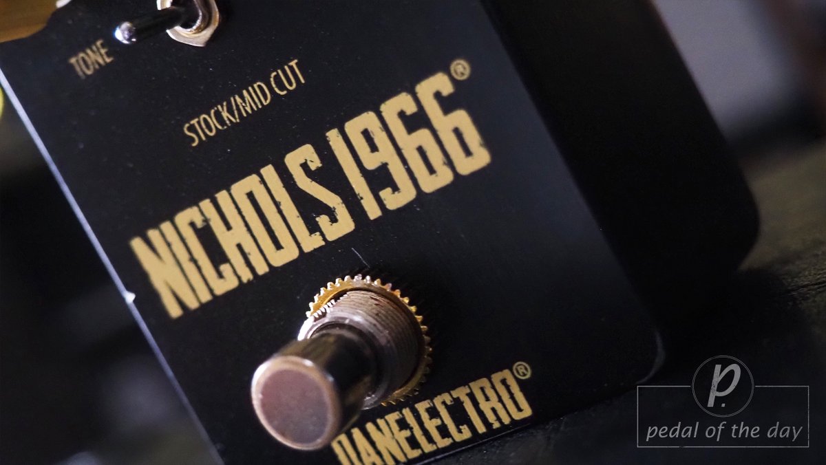 The Nichols 1966 is a distortion and fuzz circuit lost for the last 50+ years...until it was revived by Steve Ridinger, current owner of @DanelectroUSA - review and demo out NOW! pedal-of-the-day.com/2024/04/21/dan… #pedaloftheday #danelectro #nichols1966 #distortion #fuzz #guitarpedals