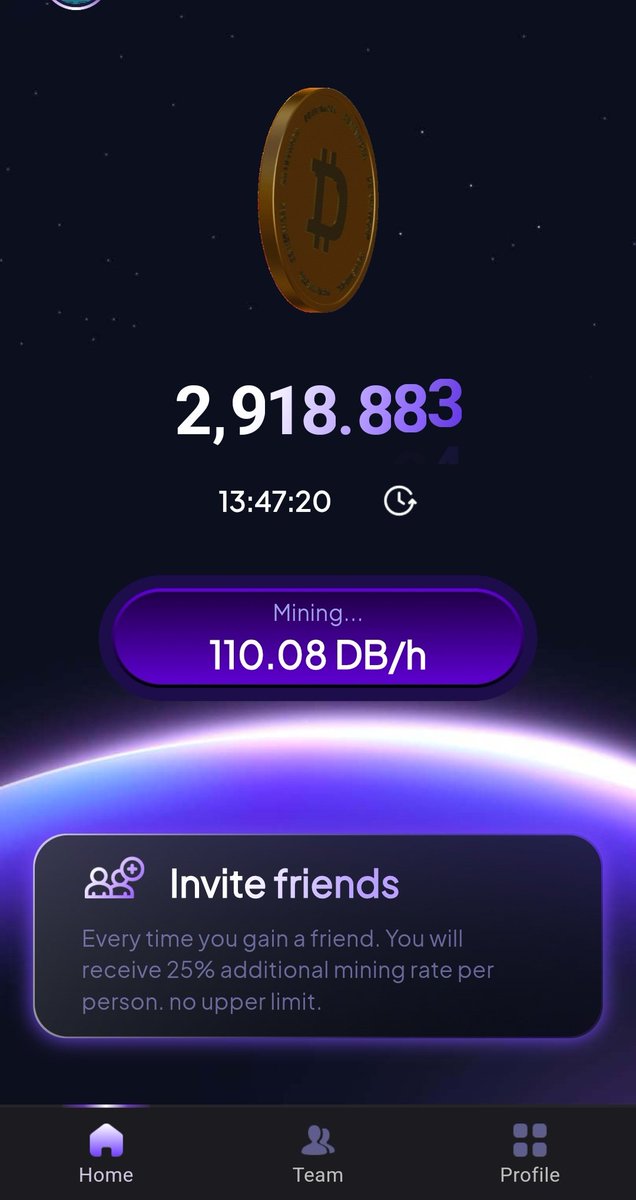SpectaBros's tweet image. #dbnetwork dbnetwork just lunch a minning app newly just download register now and earn in a higher way before it been known by everyone download and the fastness will drop
play.google.com/store/apps/det…

If you want to join my team use this code when you are registering 745922