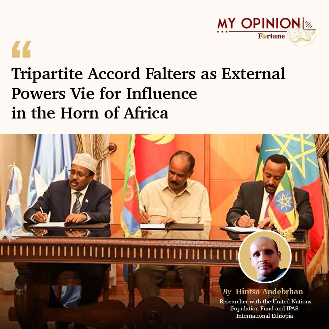 To the best interest of the #HoA region, the path (Tripartite Accord) was clear at the beginning, & the cost can be handled. But, with such Abiy's weakness & mindset, it will be difficult to achieve the regional goal. Forrget the External Influence, It is a common factor.