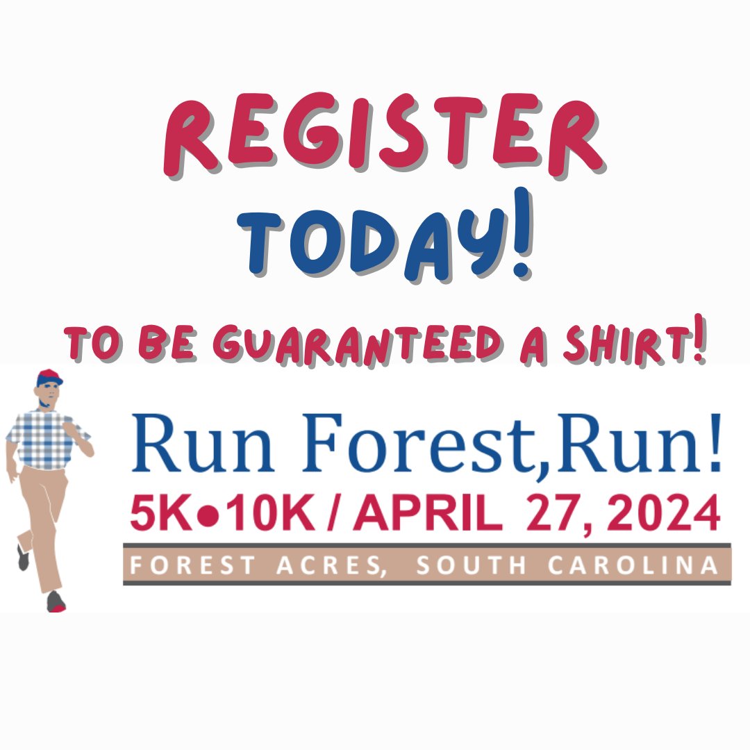 Forest Lake Eagles (@forestlakeeagle) on Twitter photo Have you registered for the Run Forest Run 5K, 10K, or 1 mile fun run/walk? It's a ton of fun and it supports our school! TODAY is the last day to register to be guaranteed a shirt! runforestrun.org <a href="/Bjackson_FLE/">B Jackson</a> <a href="/Davis_FLE/">Brandon Davis</a> <a href="/misshayward_usc/">Maranda Hayward</a> <a href="/TWilliamsFLE/">Mrs. T. Williams FLE</a> <a href="/RichlandTwo/">Richland School District Two</a> Have you registered for the Run Forest Run 5K, 10K, or 1 mile fun run/walk? It's a ton of fun and it supports our school! TODAY is the last day to register to be guaranteed a shirt! runforestrun.org <a href="/Bjackson_FLE/">B Jackson</a> <a href="/Davis_FLE/">Brandon Davis</a> <a href="/misshayward_usc/">Maranda Hayward</a> <a href="/TWilliamsFLE/">Mrs. T. Williams FLE</a> <a href="/RichlandTwo/">Richland School District Two</a>