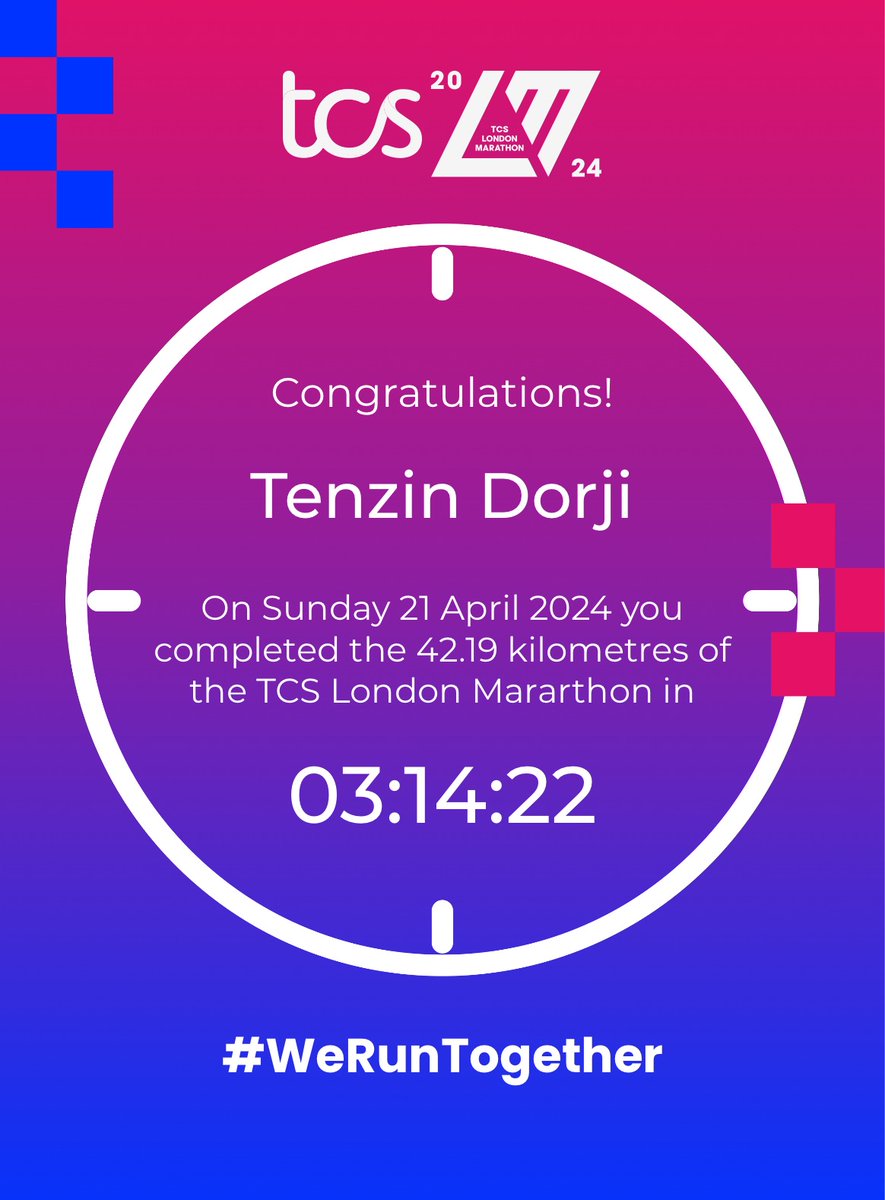 tregxel's tweet photo. A surreal experience at the London Marathon 2024. 
#londonmarathon2024 #Bhutan https://t.co/unYmuHmf1k