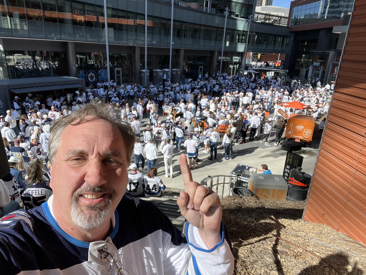 Whiteout has begun! Go @NHLJets