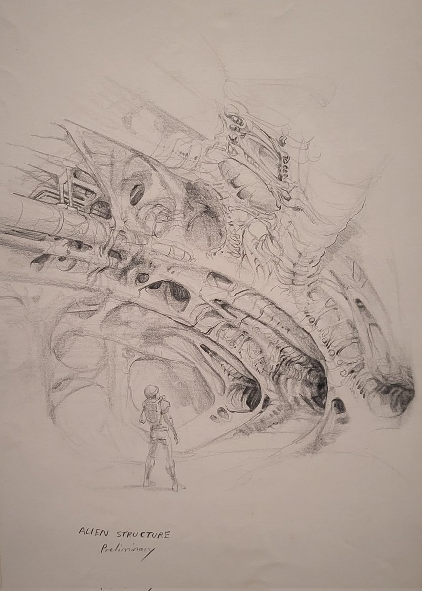 CyberpunkSF's tweet image. Studies for &quot;Aliens&quot; by James Cameron (1985)