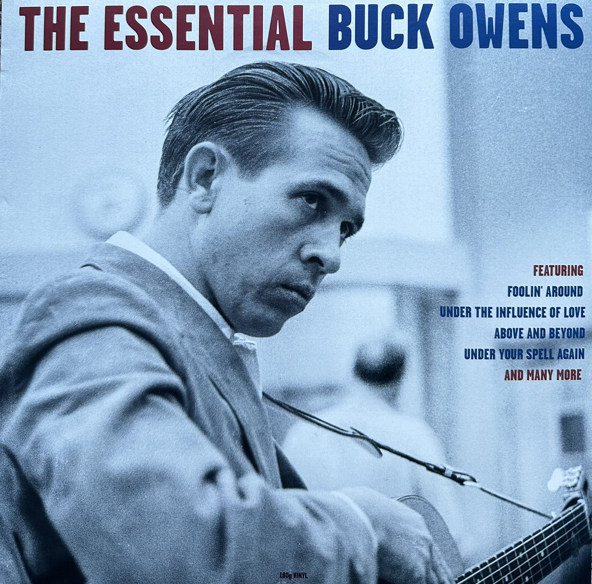 Don’t worry if I’m lonesome cause I’m used to that. #morningpop #mondayvinyl #buckowens #theessentialbuckowens