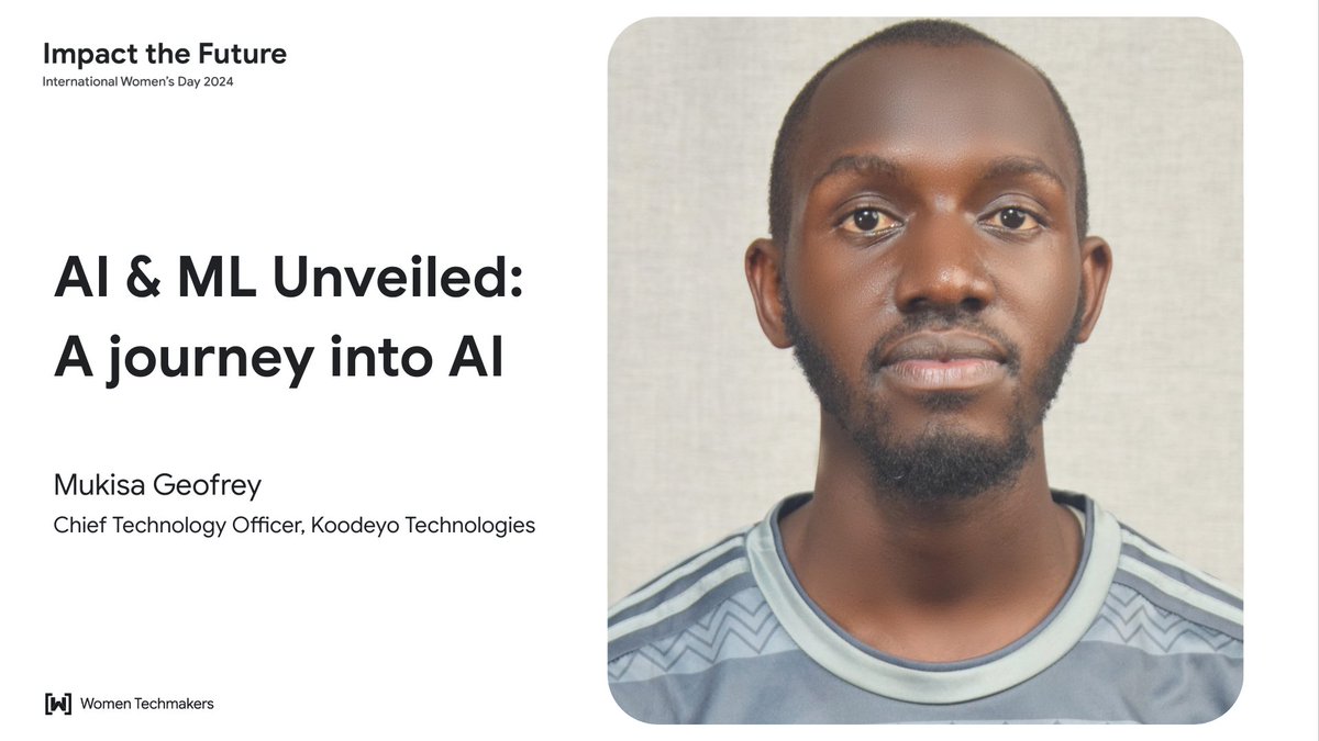 GeoXhacker's tweet image. I had the honor of impacting the future at @WTMKampala event by empowering the women in tech with insights on AI & ML. It was full house thanks to the organizers.
@GDGCloudKampala
@WomenTechmakers
@AsaLugada
@KaitesiLisa
@matovujclinton
@koodeyoug #WTMIWD #IWDKampala24