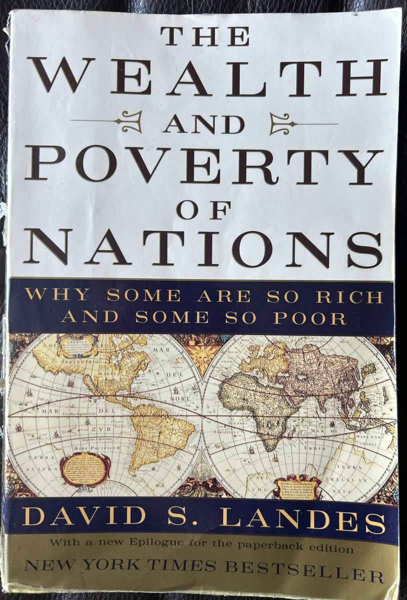 #RobRecoRead:
 The WEALTH and POVERTY of NATIONS:   Why Some Are Rich, Some Are Poor

✍️: David S Landes

#ACommonersLibrary 
What’s in your Library determines what’s in your wallet too.

Understand by #Reading
#ReadingIsFundamental

ACommon1Connectivity.com