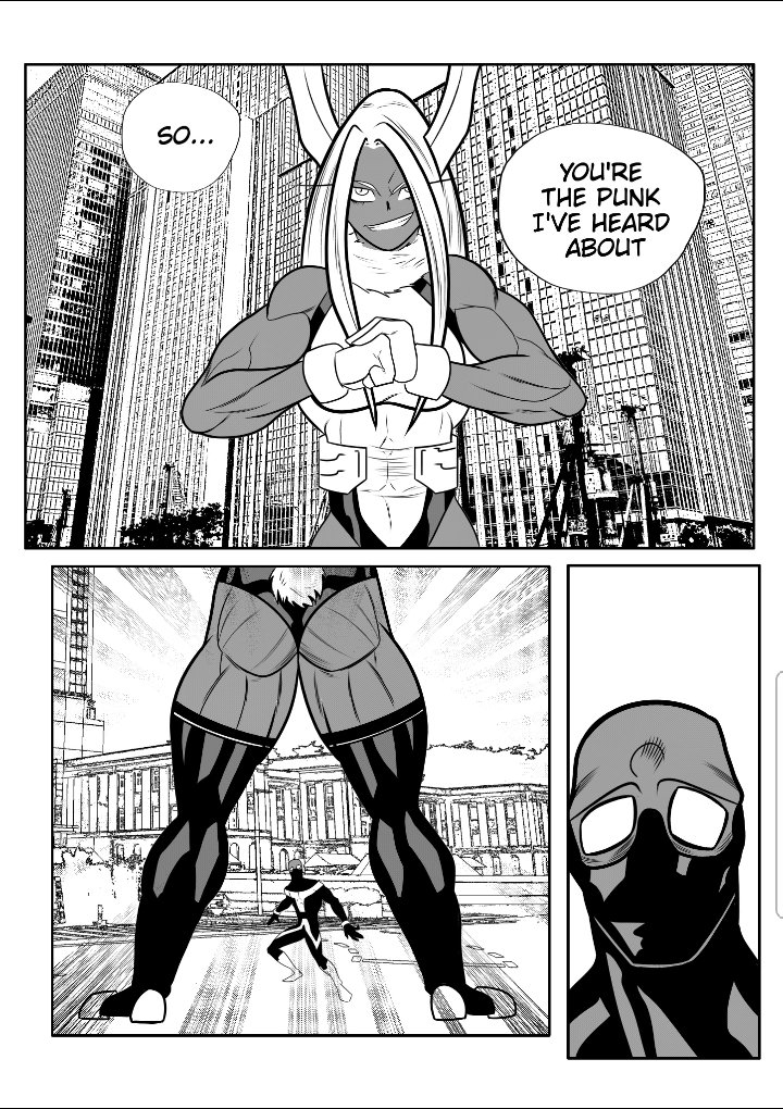 I fixed the second panel, miruko looks like a giant on the previous one xd 

#筋肉娘 #musclewomen