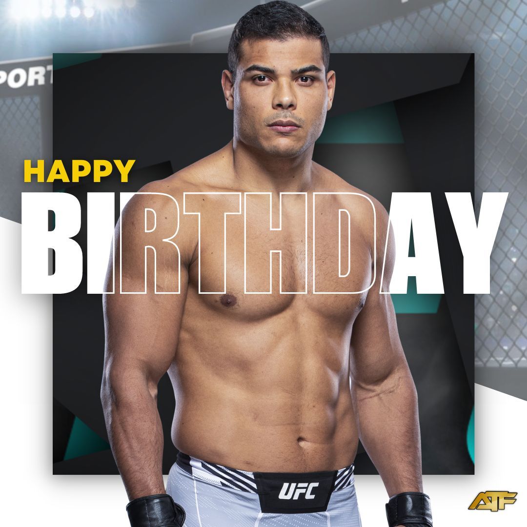 🎂Happy Birthday Paulo Costa🎂

If you're a fan of their work then Like, Share and join us in wishing @BorrachinhaMMA a Happy Birthday today!

Best wishes from @AgainstTheFenc3 (ATF) & the MMA Community! Cheers

#ufc #birthday #mma #fighter #fightclub #fightnews