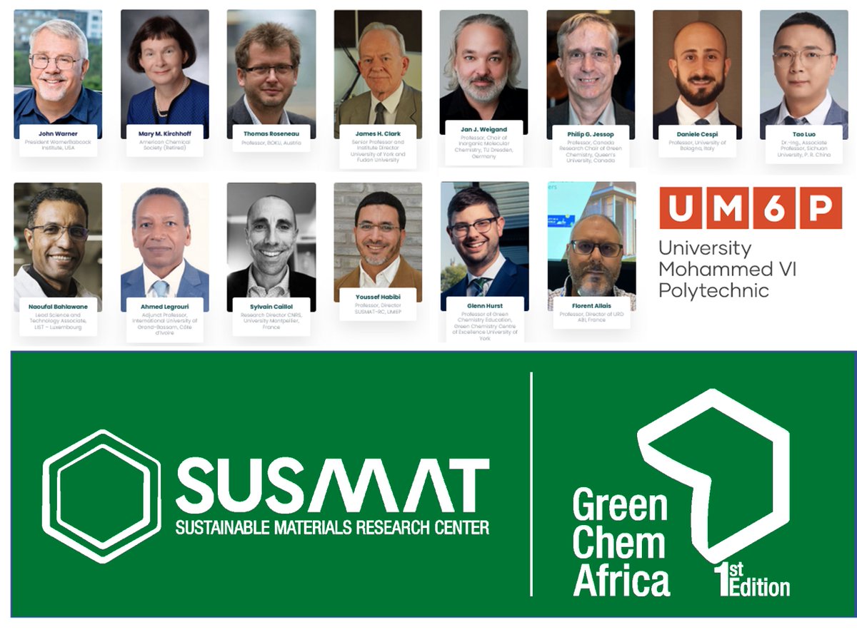 Weigand Group TUD (@weigandgroup) on Twitter photo 🌍Thrilled to be part of GreenChemAfrica 2024 Training School on Green Chemistry a. Environmental Sustainability, April 21-27!🌱A fantastic opportunity endorsed by #IUPAC & #RSC. Thanks to Prof. Youssef Habibi & <a href="/UM6P_officiel/">UM6P - University Mohammed VI Polytechnic</a> for organizing! #GreenChemistry #Sustainability!🌟 🌍Thrilled to be part of GreenChemAfrica 2024 Training School on Green Chemistry a. Environmental Sustainability, April 21-27!🌱A fantastic opportunity endorsed by #IUPAC & #RSC. Thanks to Prof. Youssef Habibi & <a href="/UM6P_officiel/">UM6P - University Mohammed VI Polytechnic</a> for organizing! #GreenChemistry #Sustainability!🌟
