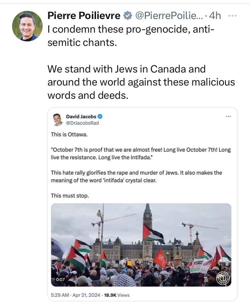 Waiting for @JustinTrudeau to condemn the hate in our streets that’s been going on for 6 months now and escalating. Maybe they’re to busy worrying about Alex Jones saying nice things about Pierre Poilievre.