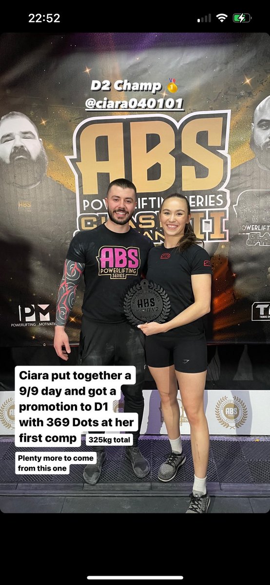 Congrats to our BSc in Education studies student Ciara Fitzsimons on her first competition in power lifting and 1st place win in the bag. From taekwondo champion to powerlifting. Her talent and commitment tells the tale <a href="/MIEEdStudies/">MIE Education Studies</a> <a href="/MarinoInstitute/">MIE</a>