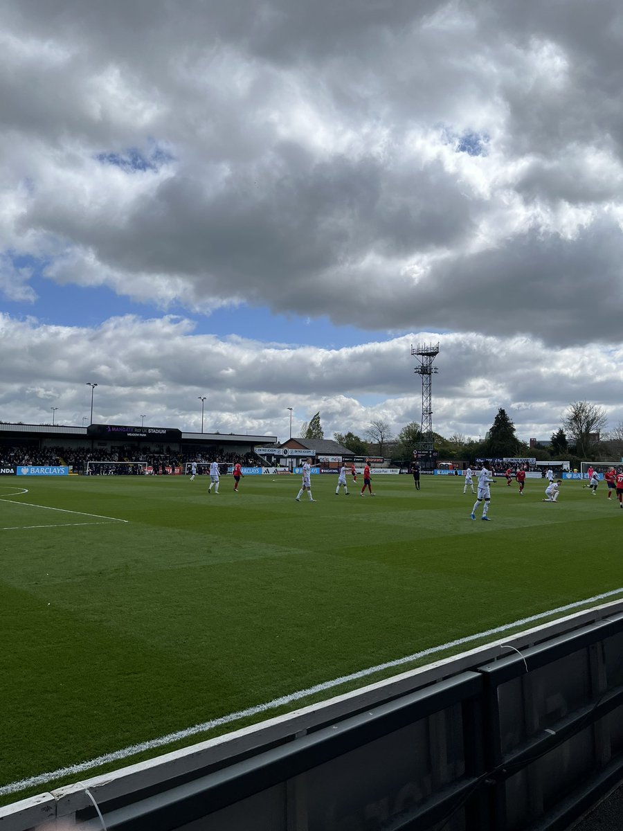 Despite not being the best result for the Wood Army, it was great to be at the game yesterday. Electric atmosphere at Meadow Park, and I’ve no doubt the team will come back stronger next season.