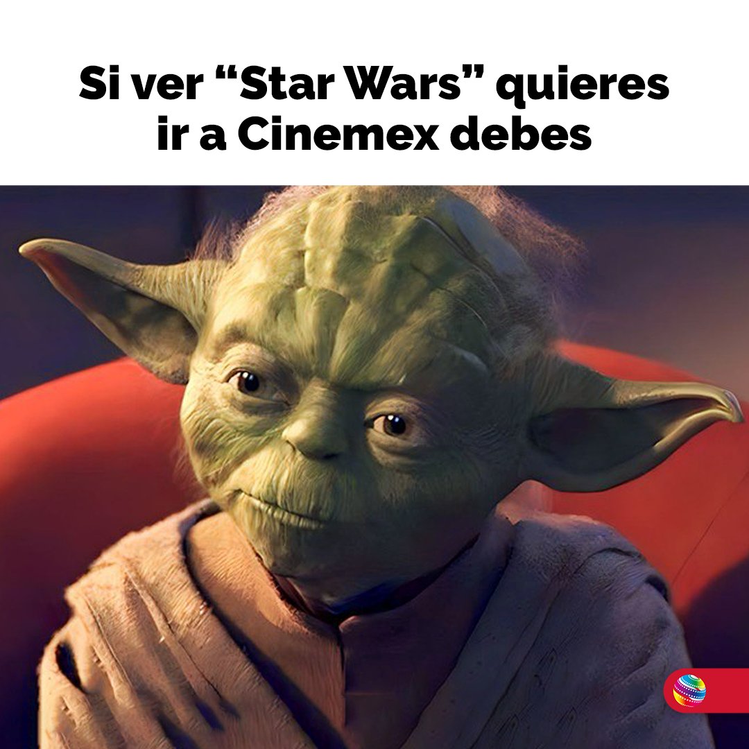 Frases sabias del maestro Yoda.
Celebra el 25 aniversario de #StarWars Episodio I: La Amenaza Fantasma en Cinemex, a partir del fin de semana del 2 de mayo. #StarWarsDay