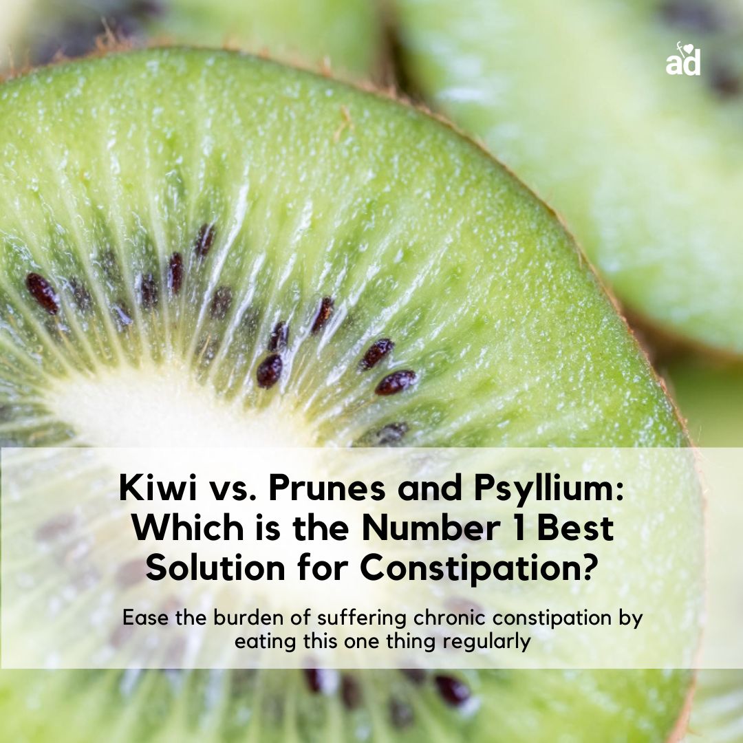 Kiwi vs. Prunes and Psyllium: Which is the Number 1 Best Solution for Constipation? Ease the burden of suffering chronic constipation by eating this one thing regularly. l8r.it/qHyB #fruit #digestion #innovation #smoothie #nz #guthealth #technology