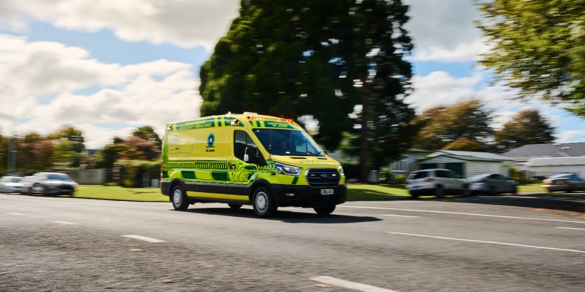We’re proud to launch Australasia's first electric emergency ambulance, gifted to us by @ASBBank. The new EV, which we will trial in Hamilton, is in addition to our fleet of over 1,300 vehicles. Watch @SevenSharp at 7pm on TVNZ1 tonight for the full story. #StJohn #EarthDay