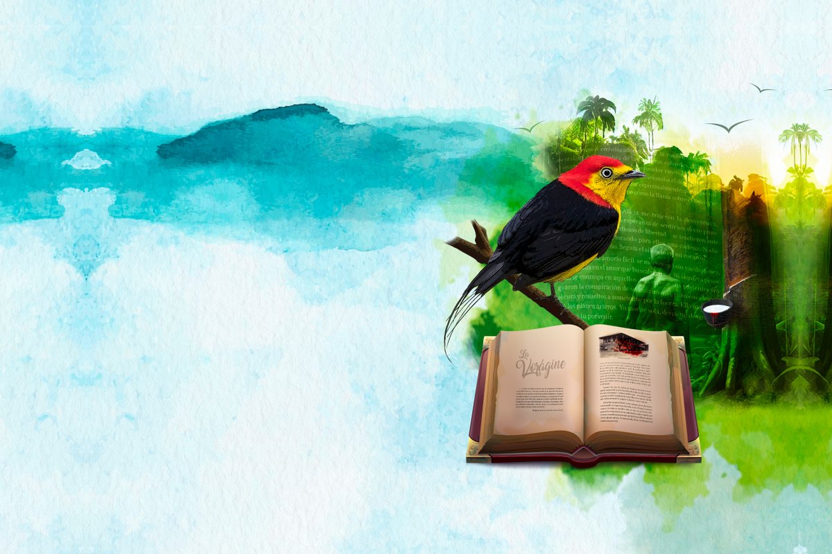 UExternado's tweet photo. ¿Sabías que 'La Vorágine' no solo se lee en español? 🤓 
Te invitamos a escuchar la lectura en varios idiomas de esta emblemática obra en nuestra semana de la #CulturaUExt. 📚 

🗓️ 25 de abril.
⏰ 4:00 p.m.
📍 Biblioteca, primer piso.

¡Conoce la agenda! 👇https://t.co/b3b9IzeiWI https://t.co/q65XZA6VZ8