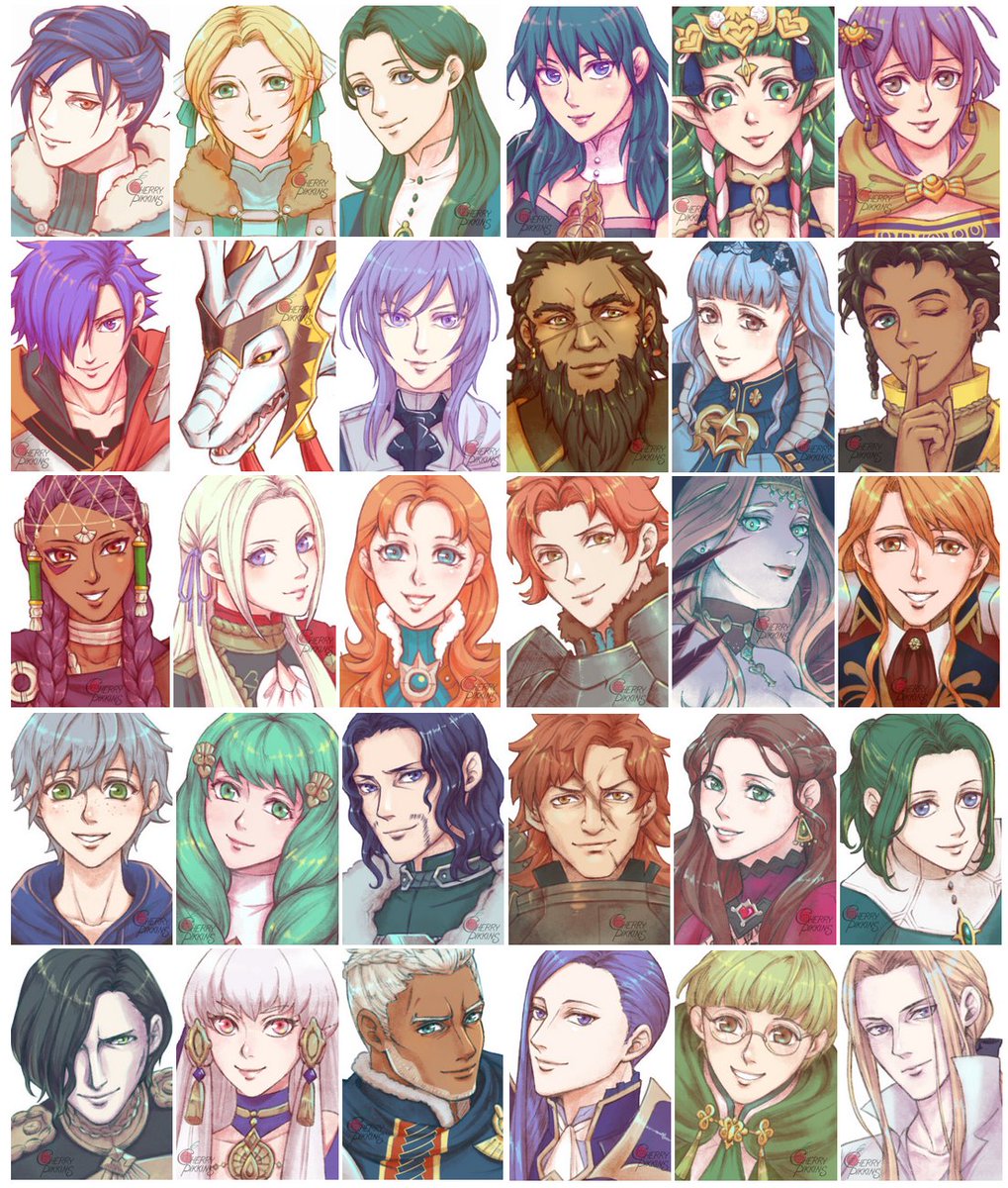 a compilation all of the character portrait requests i completed these past few weeks :3

#fe3h
#fireemblemthreehouses
#FireEmblem #FEW3H