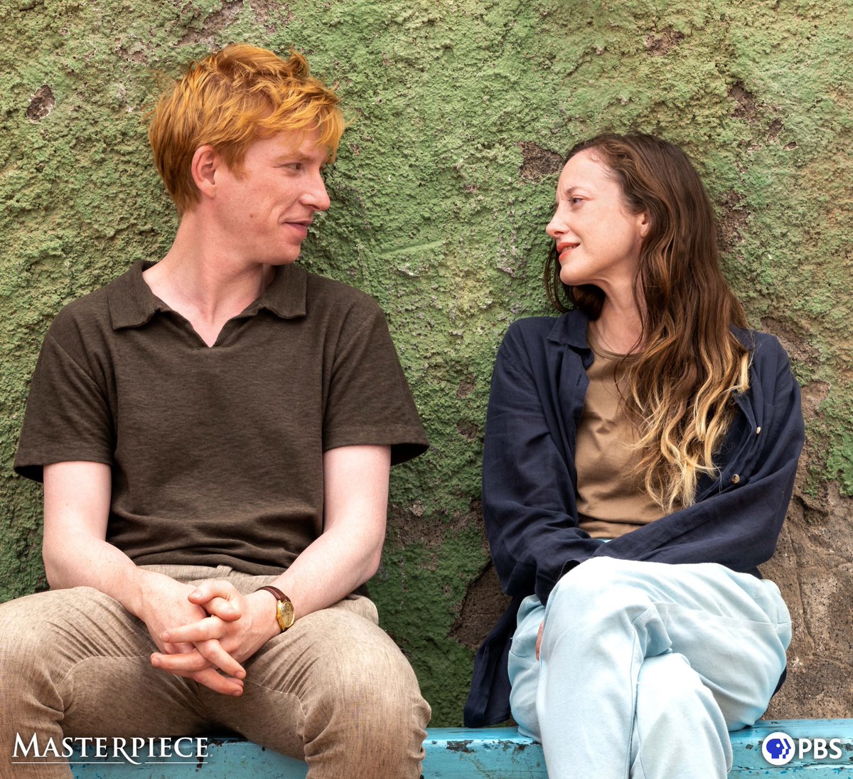 Can love conquer the biggest obstacle of all? Alice & Jack Series Finale, tonight at 10/9c on PBS Masterpiece. Below, a still frame featuring our wonderful leads, Andrea Riseborough and Domhnall Gleeson. Enjoy! @masterpiecepbs #Alice&Jack