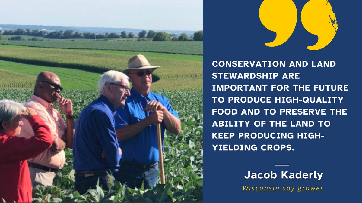 Jacob Kaderly credits his passion for land stewardship to his father’s management practices on the family farm and his service on the Wisconsin State Conservation Board during the 1970s. Learn more: wisoybean.org/leading-a-lega… #Conservation #Sustainability #ModernAg