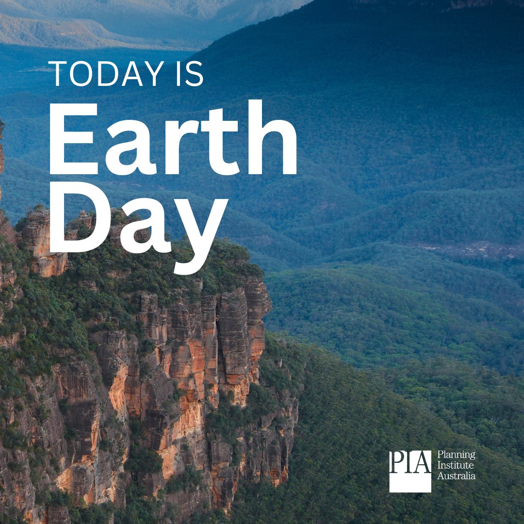 🌎 Happy Earth Day! As planners, we recognise the impact our decisions have on the environment. 

PIA continues to advocate for positive change and highlighting the role that planning can play in ensuring the future of our big blue marble.

#earthday #planningmatters