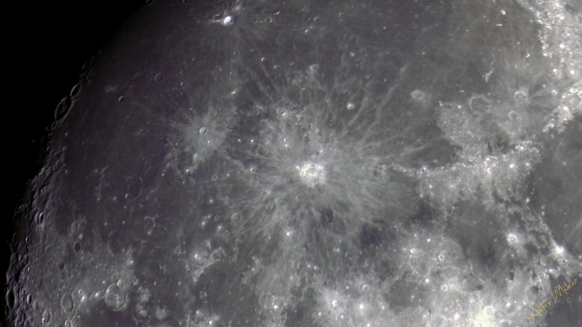 Copernicus Crater using a Celestron 8' Edge , native at 2032mm and ASI585MC