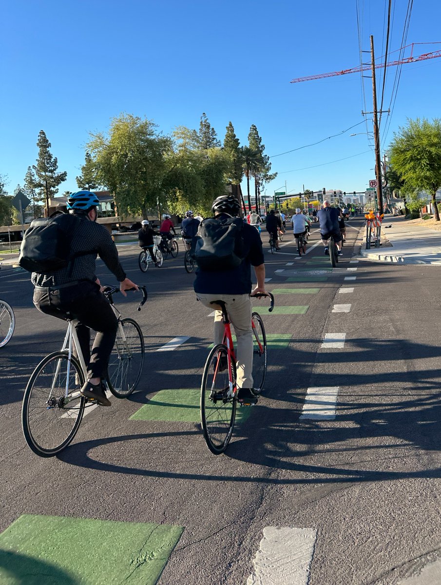 We had so much fun with Bike to Work Day last week! It was great to see so many people out. Special thanks to our partners @maricopacounty and @valleymetro for helping us make it happen!