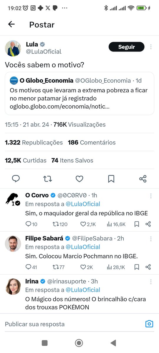 _SAMT_RJ's tweet photo. A cara de pau do @LulaOficial é impressionante... https://t.co/xAAXNBivYS