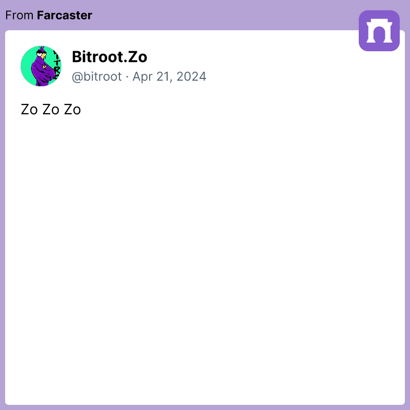 cryptoswami69's tweet image. GM GM 😎

#Bitroot #aimayhem @BLRxZo