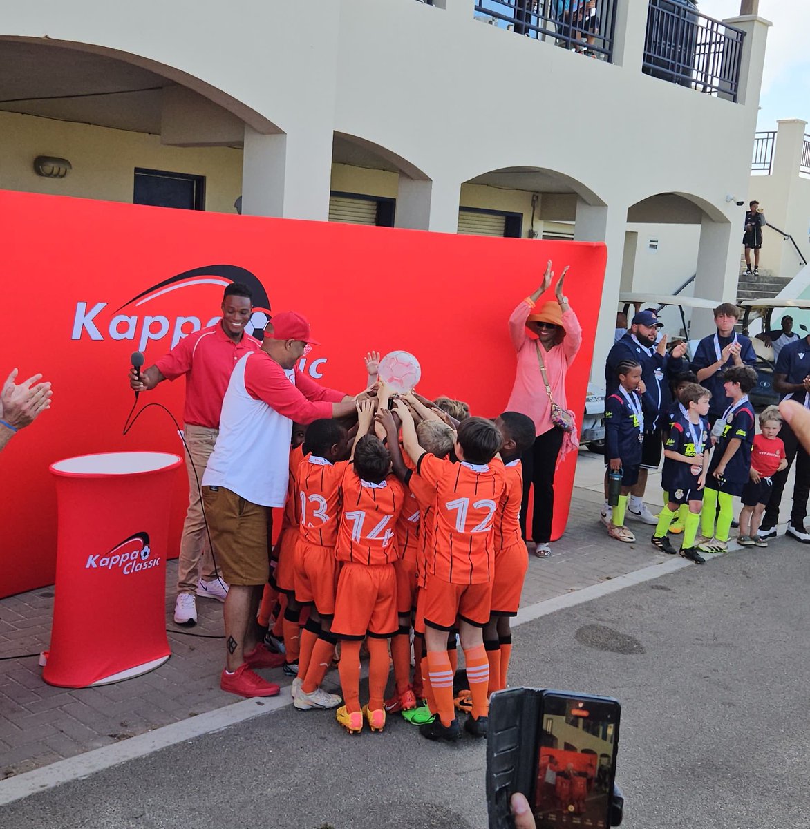 Spent the weekend supporting my son Ed and his Devonshire Colts U7 team at the Annual Kappa Classic Football, at the NSC. 🟠⚫️ It was great to see the community come together for another year, in support of youth football in #Bermuda. Big thanks Kappa Alpha Psi for hosting this