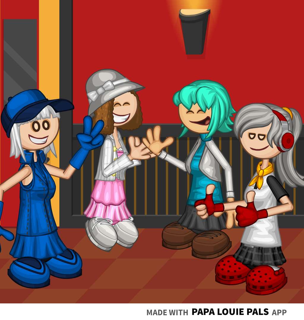 Tried making the gang in papa's pizzeria, why not :P