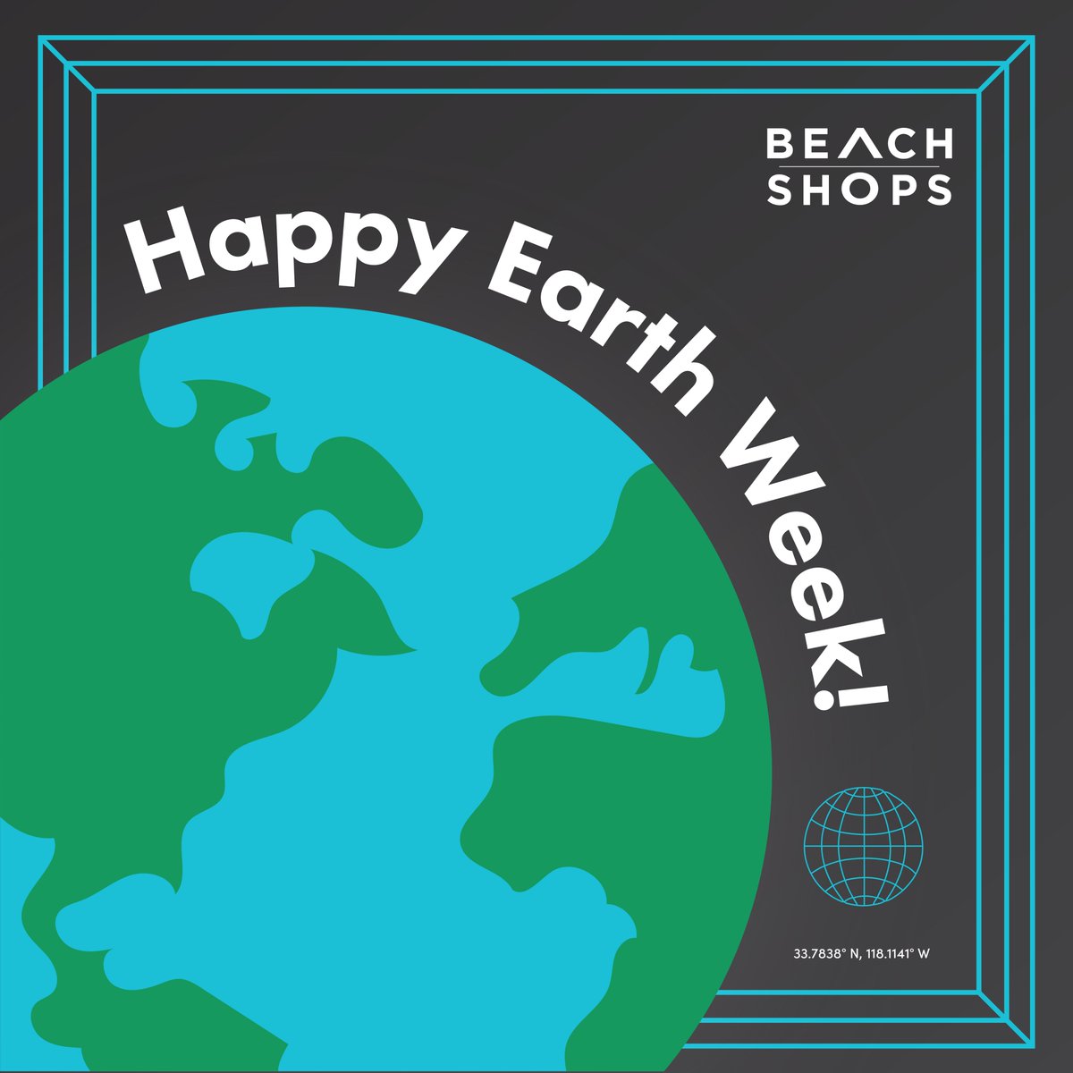 Happy Earth Week!
Beach Shops loves the Earth. Share your love for the Earth with us this week as we showcase some of our organizations' efforts to make this a better planet to call home.
Keep an eye out for posts all week 🌎