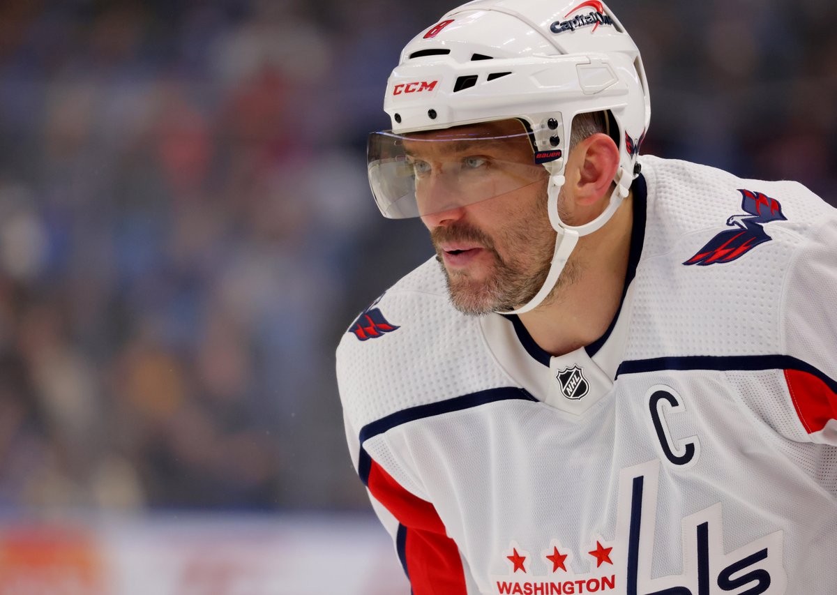 Alex Ovechkin was held without a shot on goal tonight in a playoff game for the first time since 2018 and just the fourth time in his playoff career (148 games)