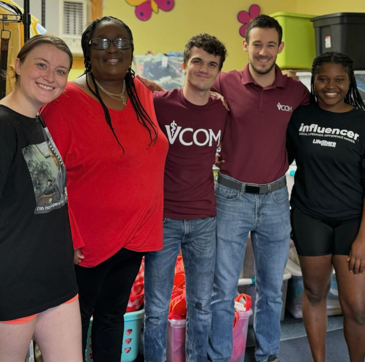 Edward Via College of Osteopathic Medicine-Louisiana spent more than 230 hours of service volunteering at various community organizations. @vcomlouisiana #NOMweek #DOProud