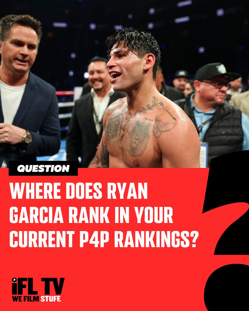 Where does @RyanGarcia rank in your current P4P rankings? 🤔 #HaneyGarcia | #RyanGarcia | #MainEvent