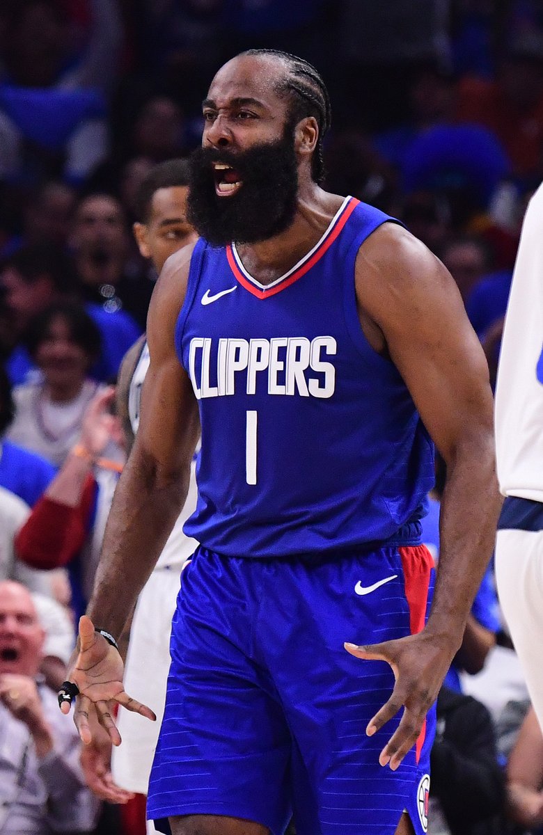 The Beard took over in Game 1 🔥 28 PTS 8 AST 6 3PM Clippers take series lead 1-0