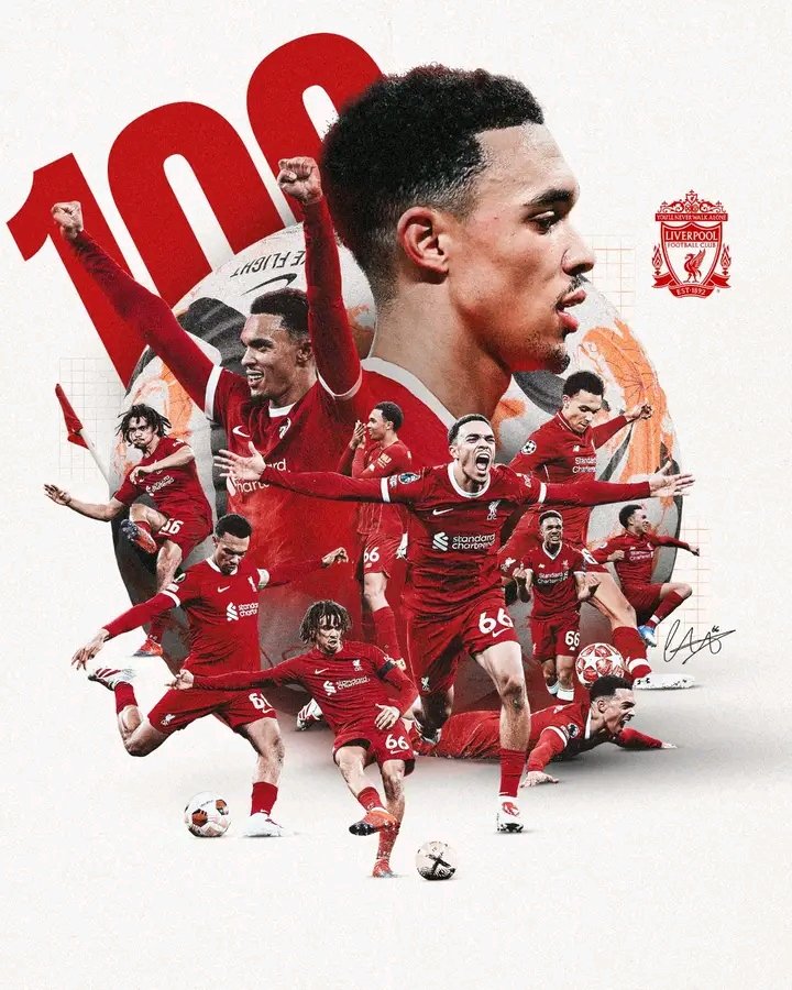 💯 goal involvements for the club 👏

Incredible, Trent 🤯
