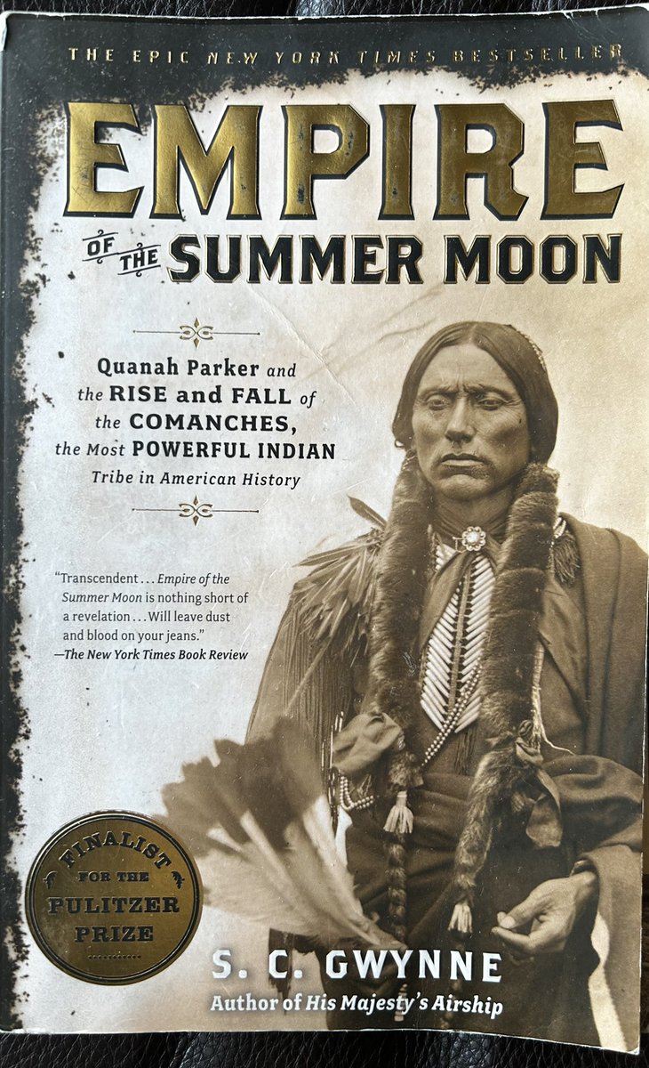 #RobRecoRead:
EMPIRE of the SUMMER MOON 
… Rise & Fall of the #Comanches
✍️: SC Gwynne #FirstNations 

#ACommonersLibrary 
What’s in your Library determines what’s in your wallet too.

Understand by #Reading
#ReadingIsFundamental

ACommon1Connectivity.com
