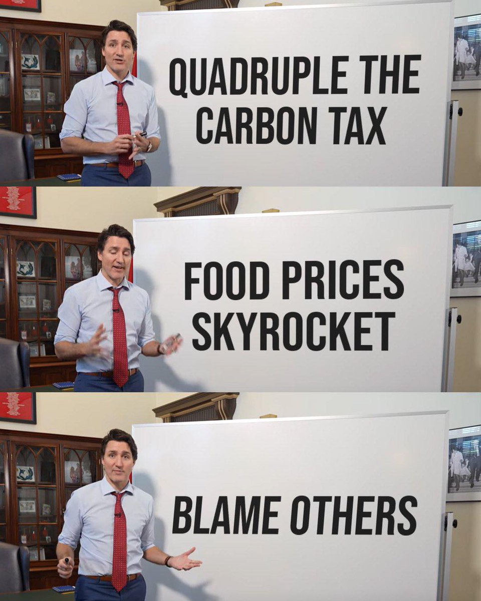 Trudeau's MO, screw things up and blame someone else.