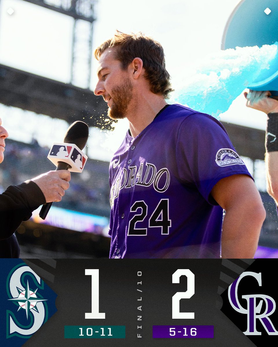 The @Rockies win Game 1 of the doubleheader in #Walkoff fashion!