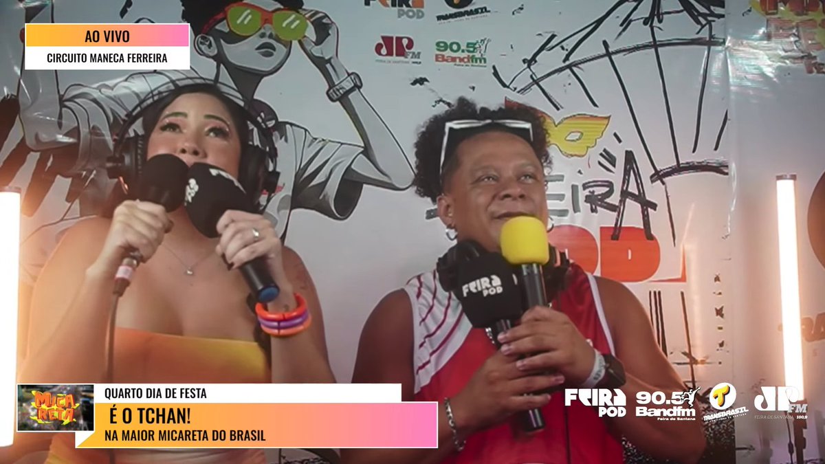 FeiraPod's tweet photo. 30 anos de carreira da banda É o Tchan! 
#MicaretadeFeira https://t.co/gU2YVaXwjV