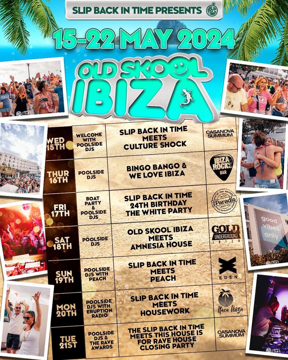 djandrewgalea's tweet photo. Can’t wait to catch up with everyone in #ibiza 🥳🥳with all the @Slipmatt and all the crew ❤️🥳🥳 https://t.co/ZgyMJaSbuN