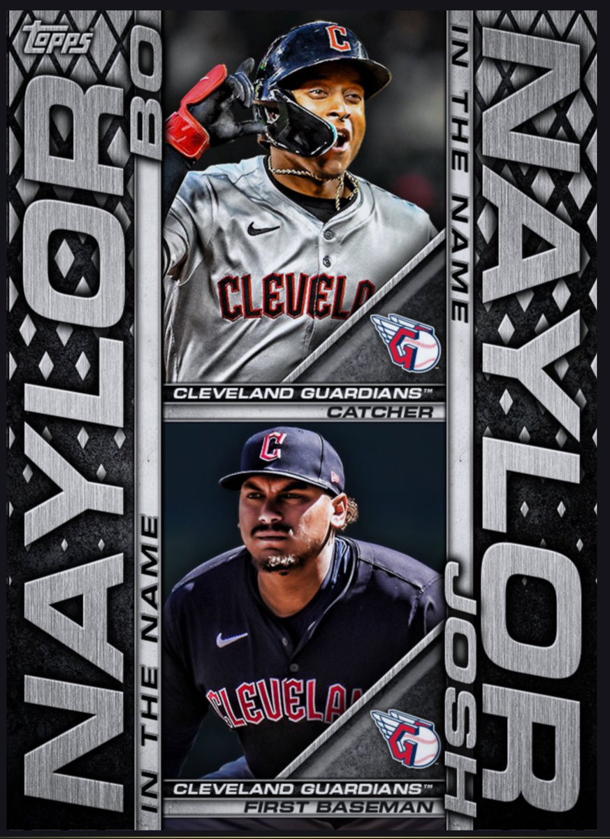 Anthony47821456's tweet photo. Just got this today. From my @ToppsDigital  About time @ToppsDigital  Realized how important this is to this season #baseball2024 @CleGuardians  sweep 🧹 had my broom out for last inning’s https://t.co/DgYq5gaFzq