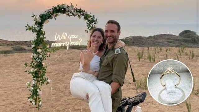 Dor Zimel, a soldier who received a ring and is depicted in this video, died today from wounds sustained in a Hezbollah drone attack. He was 27 and getting married in a month. May his memory be a blessing.