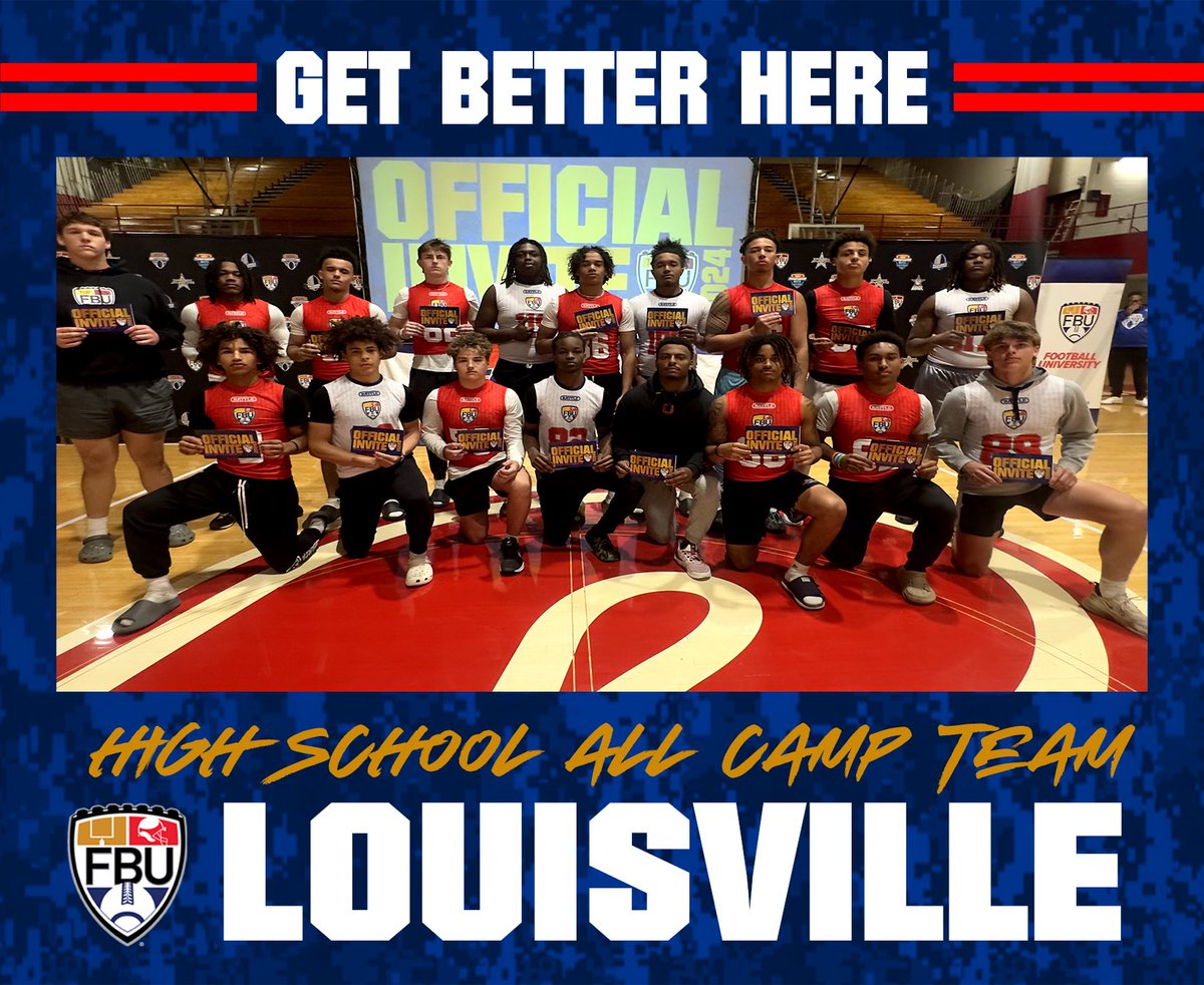 BEST OF THE BEST 👏

Congratulations to these High School student-athletes at FBU Louisville on being named to the All-Camp Team

🎟️🥊 2️⃣ #FBU Top Gun

See you in Paradise 🌴🏈

#PathToNaples #ParadiseCoast #FBU #GetBetterHere