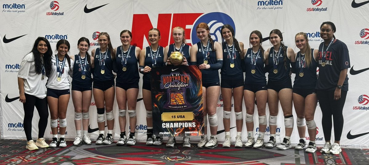 Congratulations to Freshman Outside, Haylee Claypoole on punching her ticket to nationals and claiming NEQ 15s USA CHAMPION. This girl is officially Vegas bound.🎟️🏆🤩👏 @claypoole_h