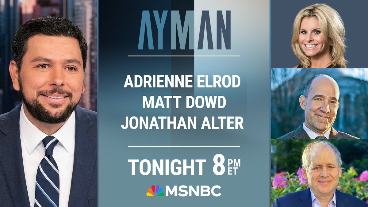 TONIGHT AT 8: Election interest among American voters has hit a 20-year low. Our panel @adrienneelrod, @matthewjdowd and @jonathanalter join @AymanM to discuss why Americans are asleep at the wheel this year.